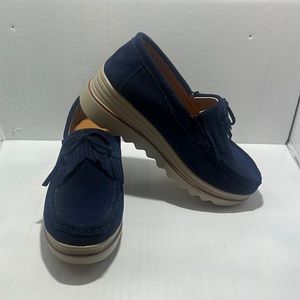 Blue Suede Shoes UK size 37 USA 5 / 5.5